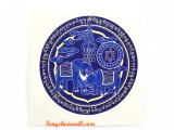 Blue Elephant and Rhino Car Stickers (2 Pieces)